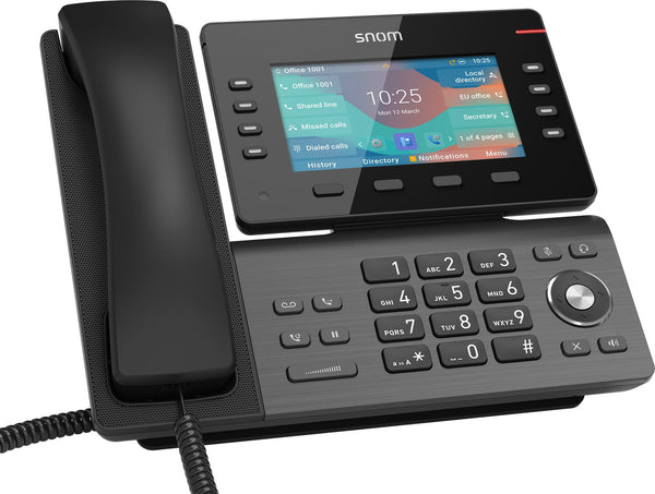 *LAST STOCK SNOM D862, Large tilting 5 inch IPS colour display, High speed USB 2.0 connection, 8 programmable function keys, Optimised noise reduction