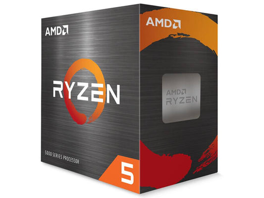 AMD Ryzen 5 5600 6 Core 12 Threads Unlocked 4.4GHz AM4 65W Processor with Wraith Stealth Cooler