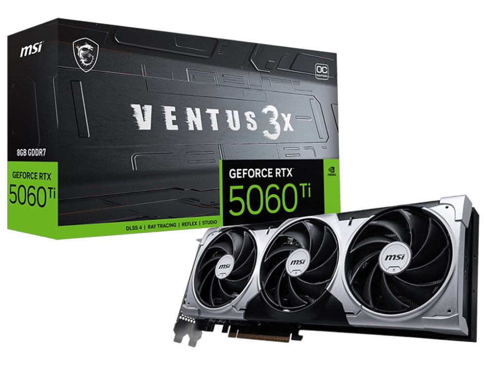 MSI GeForce RTX 5060 Ti 8G VENTUS 3X