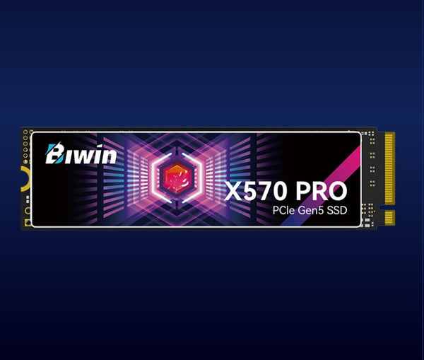 BIWIN Black Opal X570-8TB PRO SSD M.2 NVMe PCIe Gen5*4 Reading speed 14000 MB/s Writing speed 13000 MB/s BX570DN08TB-RGX - 5 Year Warranty