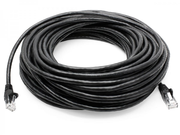 8Ware CAT6 Cable 50m - Black Premium RJ45 Ethernet Network LAN UTP Patch Cord 26AWG CU Jacket
