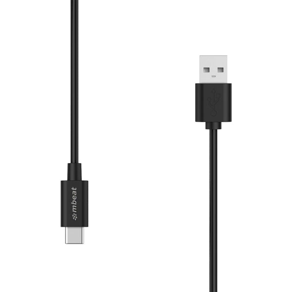 mbeat® Prime 2m USB-C To USB Type-A 2.0 Charge And Sync Cable - High Quality/480Mbps/Fast Charging for Macbook Pro Google Chrome Samsung Galaxy