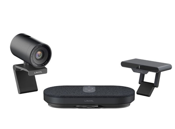 Fanvil Linkvil CA400, MS10 Speakerphone, RC10 Reciever Hub, CM70 4k Camera, All-In-One Screen Share Video Conference Solution