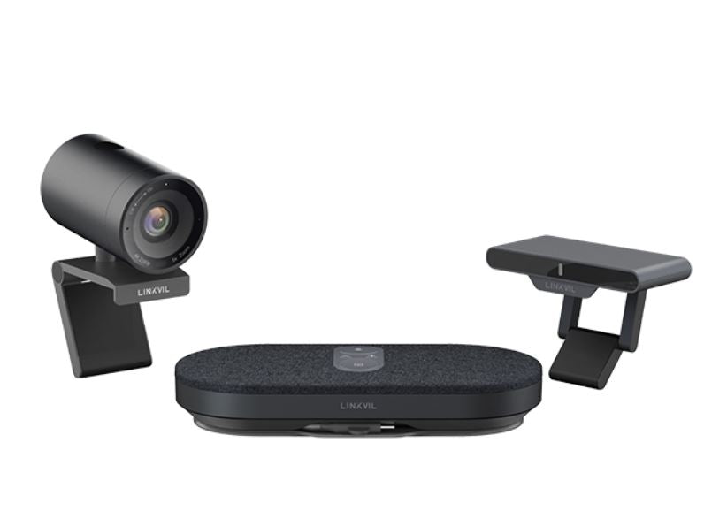 Fanvil Linkvil CA400, MS10 Speakerphone, RC10 Reciever Hub, CM70 4k Camera, All-In-One Screen Share Video Conference Solution