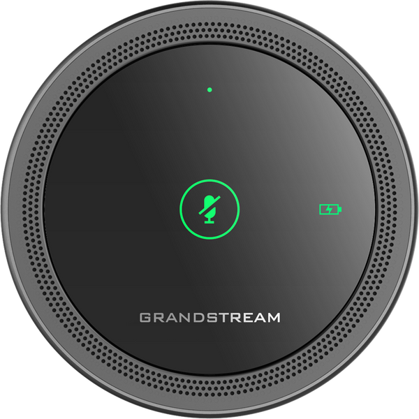 Grandstream GMD1208 Desktop Wireless Expansion Microphone, Bluetooth, 1500mA Li-ion Battery, 8 Omni Microphones,