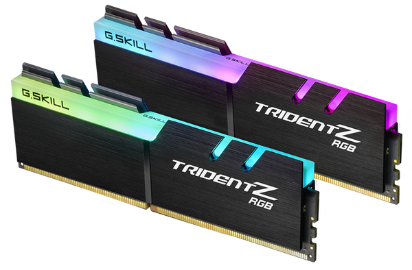 G.SKILL F4-3600C18D-32GTZR 32GB (2 x 16GB)/ PC4-28800 / DDR4 3600 Mhz/ Timings 18-22-22-42/ Voltage 1.35V/ Trident Z RGB