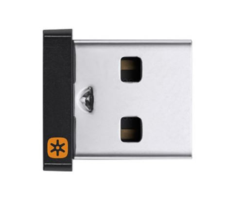 Logitech USB Unifying Receiver Connects Wireless Keyboard Mouse Multiple 6 Devices to Your Computer 10m Range Tiny Size 910-005934/910-005933