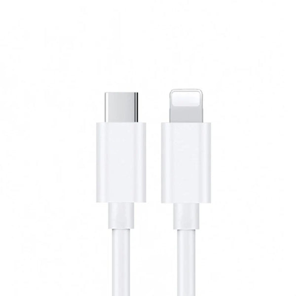 USP Lightning to USB-C Fast Charge Cable (1M) White - Support 2.4A,480Mbps Transfer, Universal iOS Compatibility, 5 Years Warranty