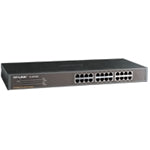 TP-Link TL-SF1024 24-Port 10/100Mbps Rackmount Unmanaged Switch energy-efficient Supports MAC 19-inch rack-mountable steel case 4.8 Gbps Switch