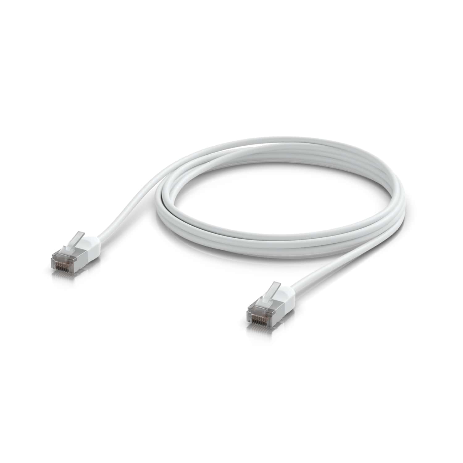 Ubiquiti UniFi Premium Patch Cable Outdoor, 3M, White, Ultra-thin, Rugged, Shielded Patch, Designed &Optimized, For 10 GbE Networking,