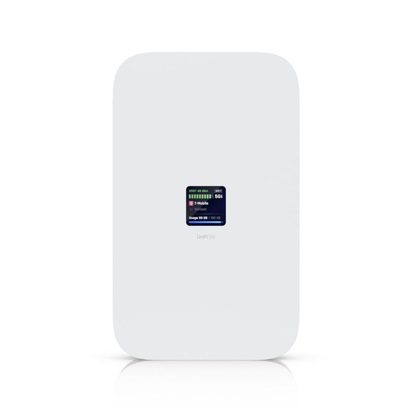 Ubiquiti UniFi 5G Max, A High-Performance 5G (3.4 GBps) Modem, Unifi Deployment. Adopt Through UniFi PoE Port, Delivers Automatic Setup, dual SIM/eSIM