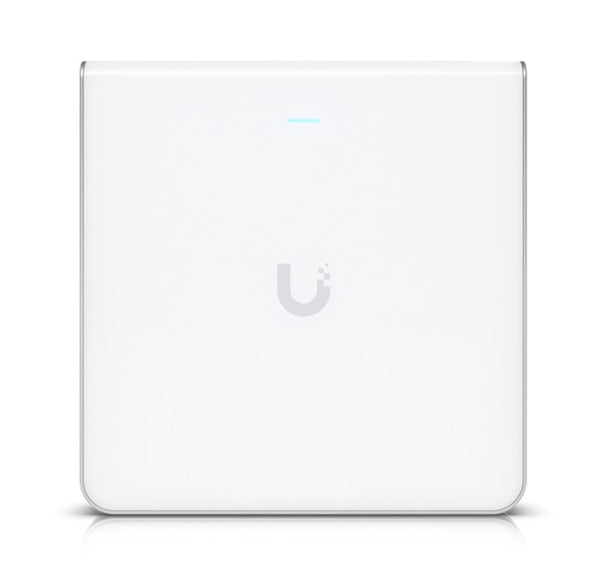 Ubiquiti UniFi Wi-Fi 6 Enterprise Sleek, Wall-mounted WiFi 6E Access Point, Integrated Four-port Switch, For High-density Office Network