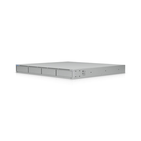 Ubiquiti UNAS Pro 4, 1U Rack-Mount NAS(4) 2.5/3.5'HDD Bays(2) M.2NVMe SSD, Fast Access, Low Latency, High-Availability 10Gbps,Large Storage