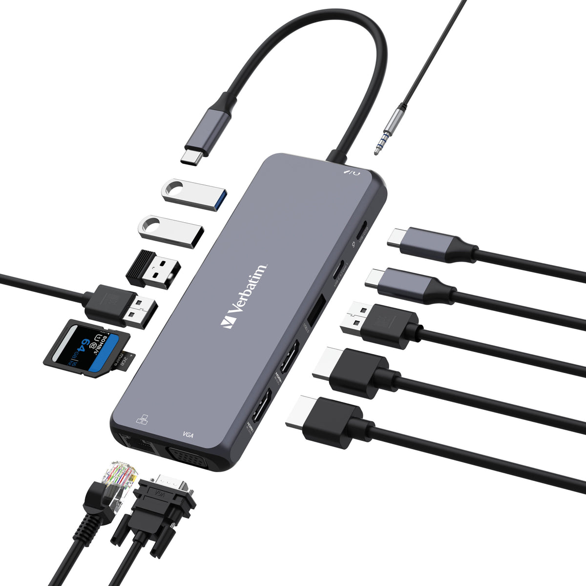 USB Hubs, Adapters & Card Readers