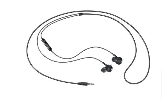 Samsung 3.5mm Earphones (EO-IA500) - Black (EO-IA500BBEGWW ), Cable Length : 1.2M, Secure fit for sound and comfort, Two way speaker
