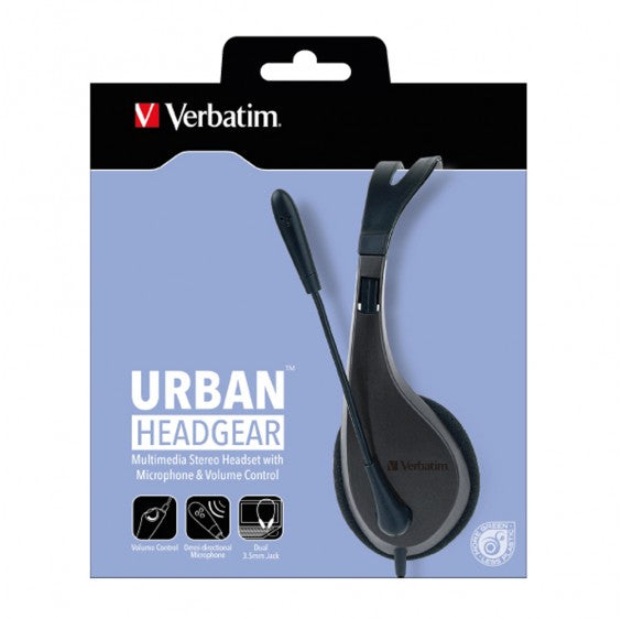Verbatim Multimedia Headset with Microphone